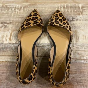 J Crew leopard print flats